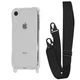 Чехол с ремешком WAVE Clear Case with Strap для Apple iPhone Xr black - изображение 1