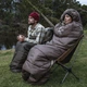 Туристичний спальний мішок Naturehike U350 Brown + Beige в чохлі з капюшоном - зображення 6