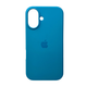Защитный чехол-накладка Silicone Full Case AA Open Cam для Apple iPhone 16 Surf Blue (FullOpeAAi16-38) - изображение 1