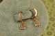 Серьги подвески детские Xuping Jewelry корона 1,9 см золотистые - изображение 2