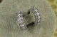 Сережки кільця Хuping Jewelry Стужа 1,5 см сріблясті - зображення 1