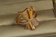 Кільце Xuping Jewelry Скомканий аркуш р 19 золотисте - зображення 1