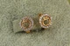 Серьги детские Xuping Jewelry яблочко 8 мм золотистые - изображение 1