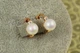 Серьги детские Xuping Jewelry сфера с жемчужиной 1,2 см золотистые - изображение 2
