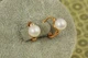 Серьги детские Xuping Jewelry сфера с жемчужиной 1,2 см золотистые - изображение 3