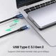 Внешний карман для HDD SSD UGREEN CM300 2.5-Inch SATA External Hard Drive Enclosure Grey (UGR-70499) - изображение 2