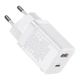Зарядний пристрій Baseus Super Si Pro Quick Charger 1xType-C 1xUSB 30W EU 3А White (CCSUPP-E02) - зображення 3