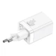Зарядний пристрій Baseus Super Si Pro Quick Charger 1xType-C 1xUSB 30W EU 3А White (CCSUPP-E02) - зображення 5