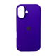 Защитный чехол-накладка Silicone Full Case AA Open Cam для Apple iPhone 16 Dark Purple (FullOpeAAi16-22) - изображение 1