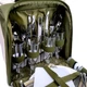 Набор для пикника в сумке с термоотделом Ranger Lawn RA9909 на 4 челевек 20л Olive-Beige - изображение 7