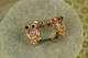 Серьги детские Xuping Jewelry совы с танцующим фианитом 1,4 см золотистые - изображение 2