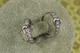 Серьги кольца Хuping Jewelry дорожка с сердцем 1,5 см серебристые - изображение 2