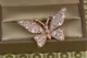 Брошь Xuping Jewelry бабочка Репейница 2,5 см золотистая - изображение 1