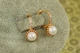 Сережки дитячі Xuping Jewelry фізаліс з перлинкою 1,6 см золотисті - зображення 2