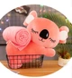 Плед с игрушкой "Коала" 110*160 коралловый - изображение 3