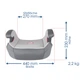 Автокресло для мальчика Capsula, 15-36kg, 4-12лет, Серый 101826 - изображение 8