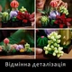 Конструктор цветы 3Д Букет мини растения суккуленты в горшке кактус агава эчеверия суккуленты на 771 деталь - изображение 6