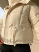 Куртка женская Lady Yep 9019-11 короткая двойная застежка с капюшоном 46 молочная - изображение 2
