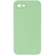 Чохол Silicone Case Square Full Camera Protective (AA) NOLOGO для Apple iPhone 7 / 8 / SE (2020) (4.7") М'ятний / Mint - изображение 1