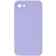 Чохол Silicone Case Square Full Camera Protective (AA) NOLOGO для Apple iPhone 7 / 8 / SE (2020) (4.7") Бузковий / Dasheen - зображення 1