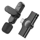Петличний бездротовий мікрофон Borofone BFK12 Trophy lavalier Type-C Black - зображення 1