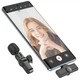 Петличний бездротовий мікрофон Borofone BFK12 Trophy lavalier Type-C Black - зображення 4