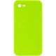 Чохол Silicone Case Square Full Camera Protective (AA) NOLOGO для Apple iPhone 6/6s (4.7") Салатовий / Neon green - изображение 1