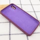 Silicone Case Square Full Camera Protective (AA) NOLOGO для Apple iPhone X/XS (5.8") Бордовий / Maroon - зображення 3