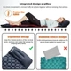 Туристический надувной матрас - каремат с подушкой и встроенным насосом Outdoor Sleeping Темно-Синий - изображение 6