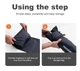 Туристический надувной матрас - каремат с подушкой и встроенным насосом Outdoor Sleeping Темно-Синий - изображение 7