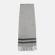 Шарф мужской GANT Merino Wool Striped Woven Scarf 9920228-93 One Size Серый (7325707754869) - изображение 3