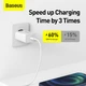 Сетевой адаптер Baseus Speed Mini Type-C PD3.0 20W 3A, белый - изображение 2
