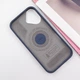 Чехол SGP PC+Leather with MagSafe для Apple iPhone 16 Plus Blue - изображение 3