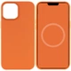 Чохол Silicone case (AAA) full with Magsafe and Animation (l) для Apple iPhone 12 Pro Max (6.7") Помаранчевий / Kumquat - зображення 1
