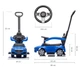 Машина-каталка Milly Mally Mercedes C-Class Blue (mm-6106) - изображение 8