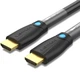 Кабель Vention HDMI M - M, V2.0, Engineering, 4K 60 Гц, 18 Гбит/с, HD 7.1, ПВХ Black, 8.0 м (AAMBK) - зображення 3