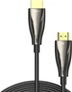 Кабель Vention HDMI M - M, V2.0, Optical, 4K 60 Гц, 18 Гбит/с, Dolby 7.1, ПВХ Black, Zinc Alloy, 50.0 м (ALABX) - зображення 2