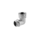 Кутник латунний LexLine 1/2" ВН, з упорним буртом, нікельований, PN10 - изображение 1