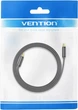 Кабель Vention HDMI M - M, V2.1, 8K 60 Гц, плаский, з обплетенням, 2.0 м (ALKBH) - зображення 3
