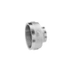 Муфта перехідна латунна LexLine 1 1/2" × 3/4" ВВ, нікельована, PN10 - зображення 1