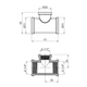 Трійник перехідний латунний LexLine 3/4"×1/2"×3/4" (В×В×В), нікельований, PN10 - зображення 2