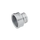 Муфта перехідна латунна Karro KR-3122 1"×1/2" ВВ, нікельована, PN16 - изображение 1