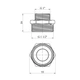 Ніпель перехідний латунний LexLine 1 1/2" × 1" НН (зовнішня різьба), PN10 - изображение 2