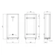 Бойлер электрический универсальный 80л ARISTON Velis Tech 3100918 мокрый тэн 3кВт 1071x511x275мм CV034397 - изображение 8