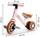 Біговел-EcoToys 2 в 1 рожевий (LC-V1307 PINK) (5903089068280) - зображення 7