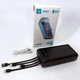 Портативное зарядное устройство Power Bank на солнечной батарее на 20000 mAh. Цвет: черный - изображение 7