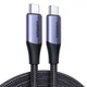 Кабель UGREEN US355 USB-C to USB-C 3.1 Gen2 100W 5A QC4.0 PD3.0 10Gbps 4K@60Hz 1m Black (80150) - изображение 1