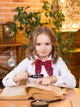 Подростковая школьная юбка + галстук-бабочка для девочки Ластівка 24_2028 152 см Красная - изображение 3