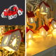 Светодиодная LED Гирлянда "Домики" 10 шт. Елечки | Желтый Свет 1.5 м - изображение 3