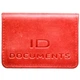 Кожаная обложка для ID документов "ID DOCUMENTS" Красный - изображение 1